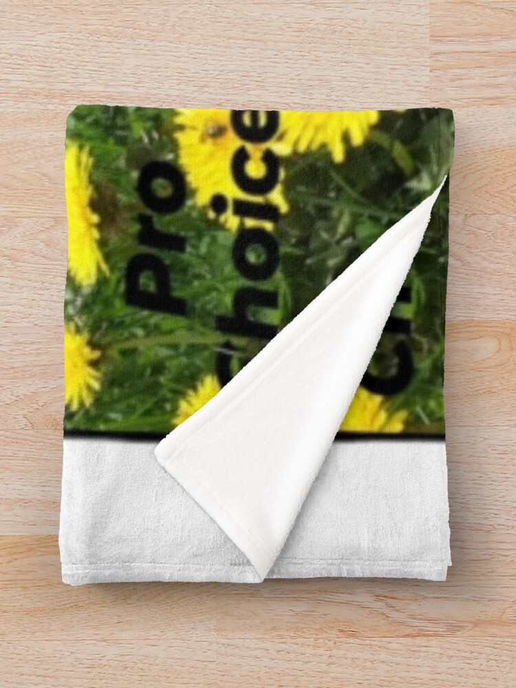 Thumbnail 3 of 6, Throw Blanket, Pro choice designed and sold by Artistkhg.
