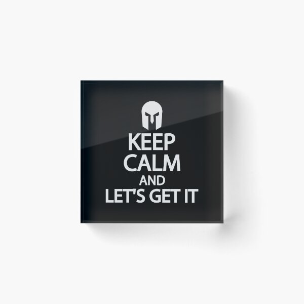 Item preview, Keep calm and let's get it designed and sold by Colorfulandfun.