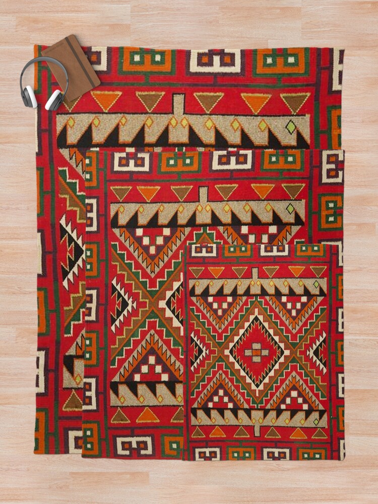 "1890 NAVAJO SADDLE BLANKET UNALTERED SCAN OF ORIGINAL WORTH 38,000