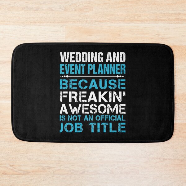 Item preview, Wedding And Event Planner T Shirt - Freaking Awesome Gift Item Tee designed and sold by watkinsmat.