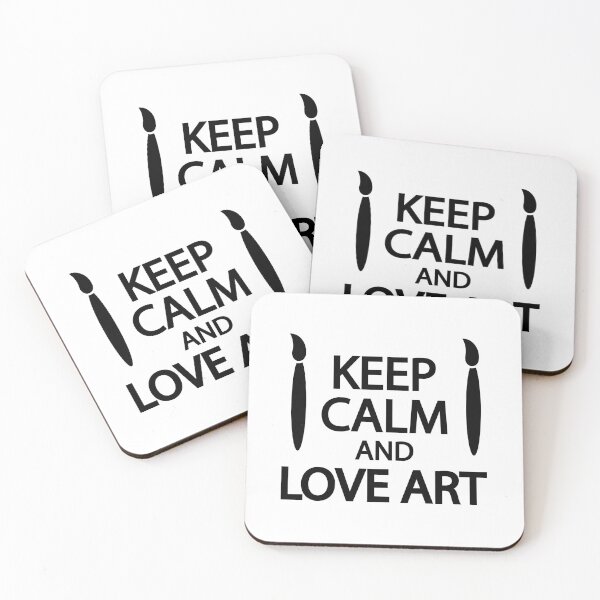 Item preview, Keep calm and love art designed and sold by Colorfulandfun.