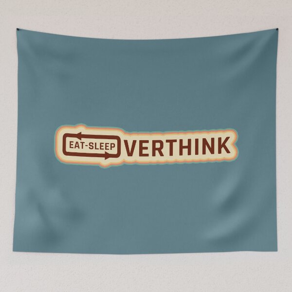 Item preview, Eat Sleep Overthink Repeat - Eat Don't Sleep overthink Repeat designed and sold by MOONINSPIRATION.