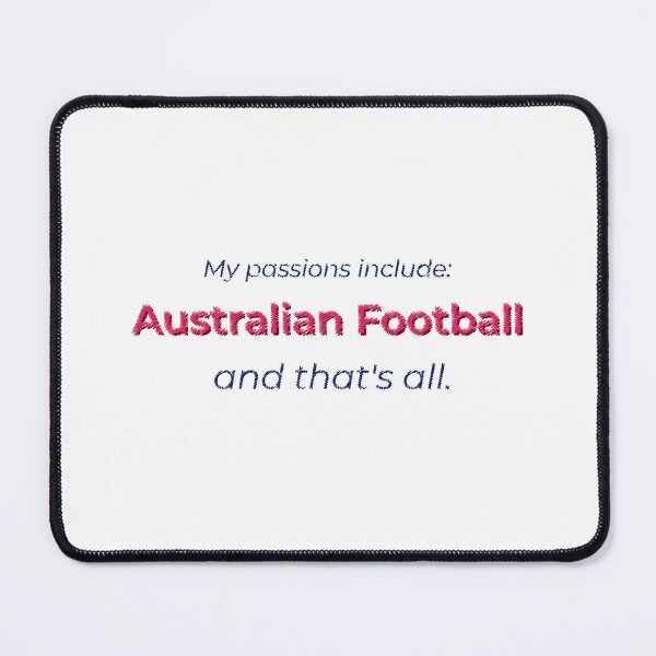 Item preview, Australian Football is my passion designed and sold by cooldesignsalot.