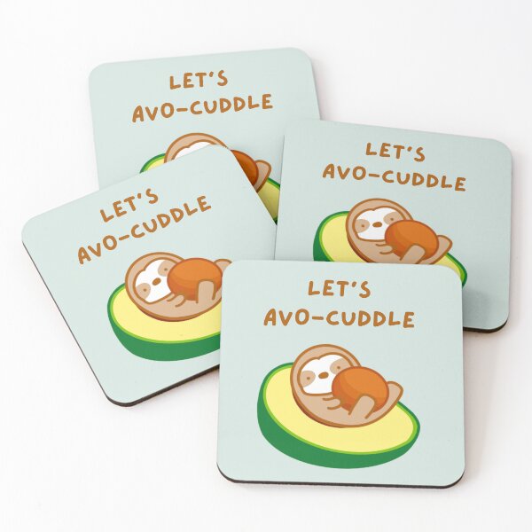 Item preview, Let’s Cuddle Avocado Sloth  designed and sold by theslothinme.