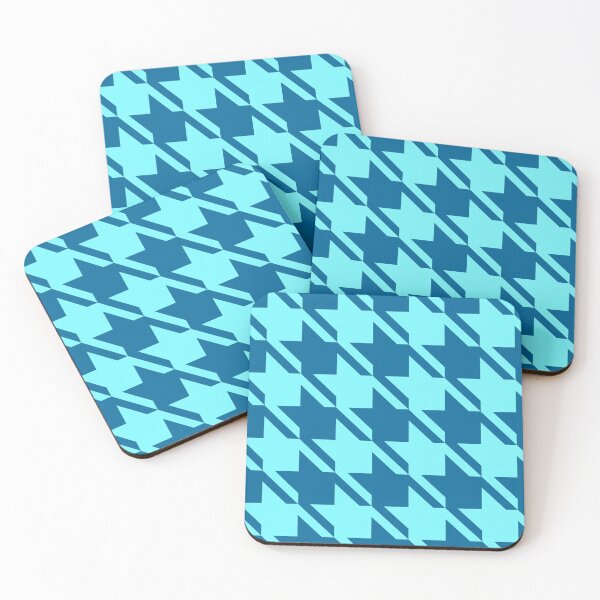 Item preview, Classic Blue Houndstooth Pattern - Fashion Design designed and sold by TMBTM.