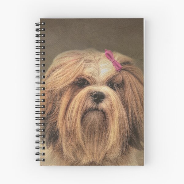 Item preview, Lhasa Apso with Pink Bow Tie designed and sold by Elisabeth Lucas.