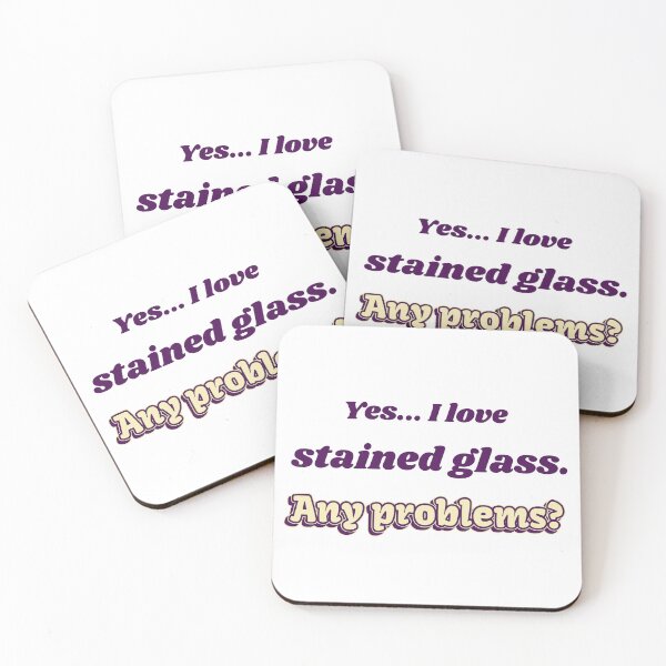 Item preview, I love Stained Glass designed and sold by cooldesignsalot.
