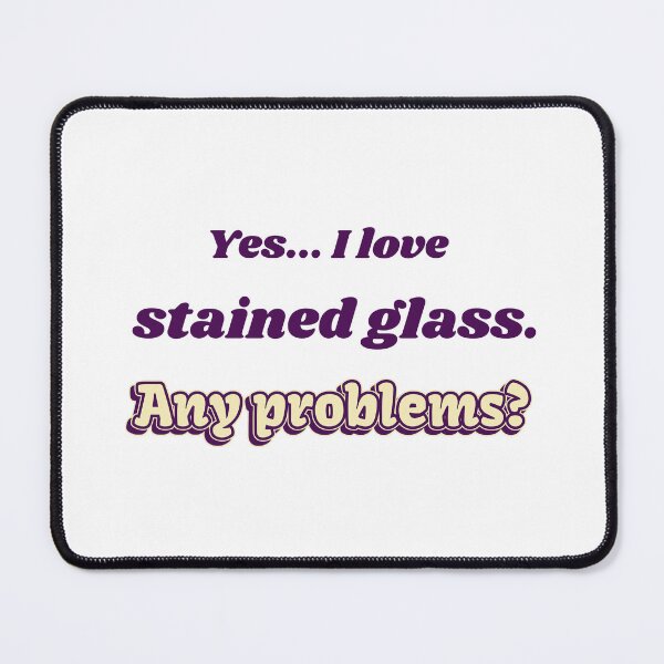 Item preview, I love Stained Glass designed and sold by cooldesignsalot.
