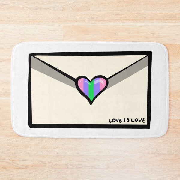Item preview, Trigender Love Is Love Envelope designed and sold by CJ Vanderbeek.