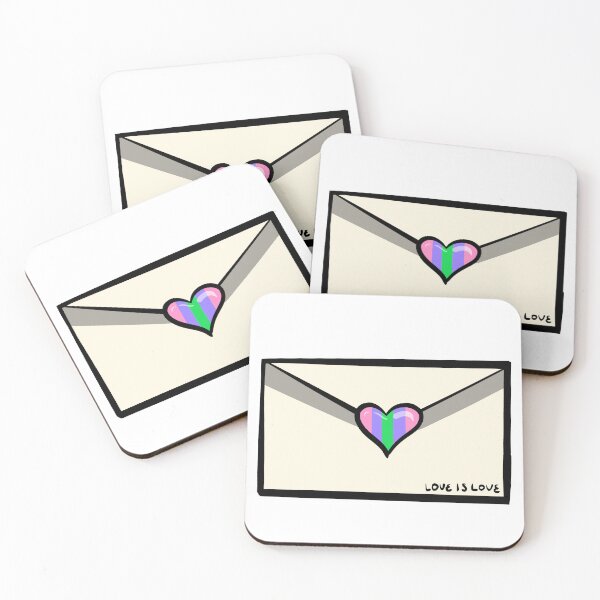 Item preview, Trigender Love Is Love Envelope designed and sold by CJ Vanderbeek.