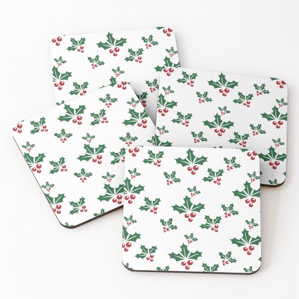 Item preview, Christmas Holly Throw Pillow, by DAM Creative, designed and sold by DAM Creative ⭐⭐⭐⭐⭐.