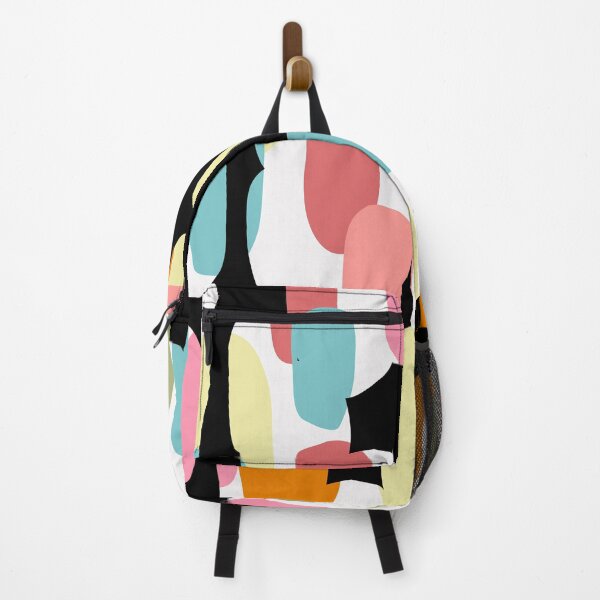 Item preview, Modern Contemporary Pink, Aqua, Black, White Abstract Pattern  designed and sold by DEC02.