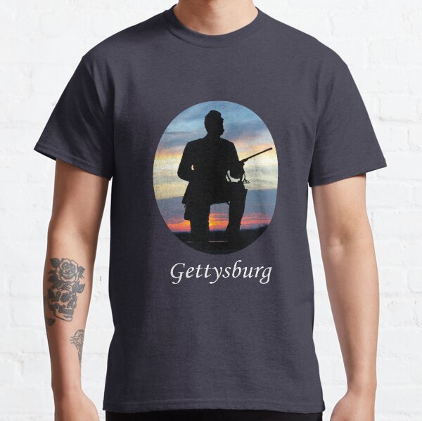 Gettysburg Battlefield - The Cavalry's Morning Patrol Classic T-Shirt