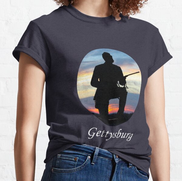 Gettysburg Battlefield - The Cavalry's Morning Patrol Classic T-Shirt