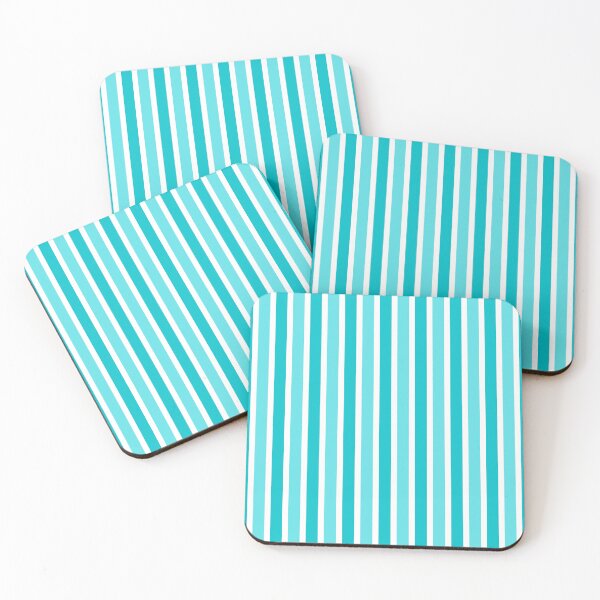 Item preview, Vertical Blue And White Stripes pattern designed and sold by cutecrazytshirt.