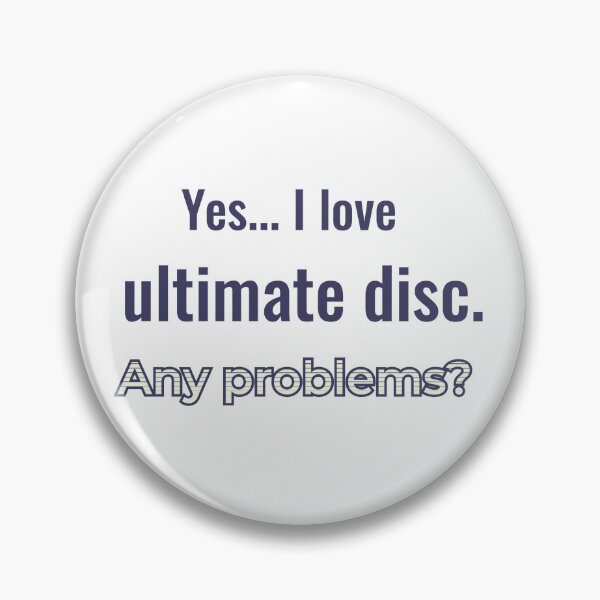 Item preview, I love Ultimate Disc designed and sold by cooldesignsalot.