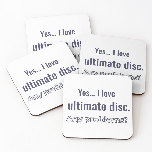 Item preview, I love Ultimate Disc designed and sold by cooldesignsalot.