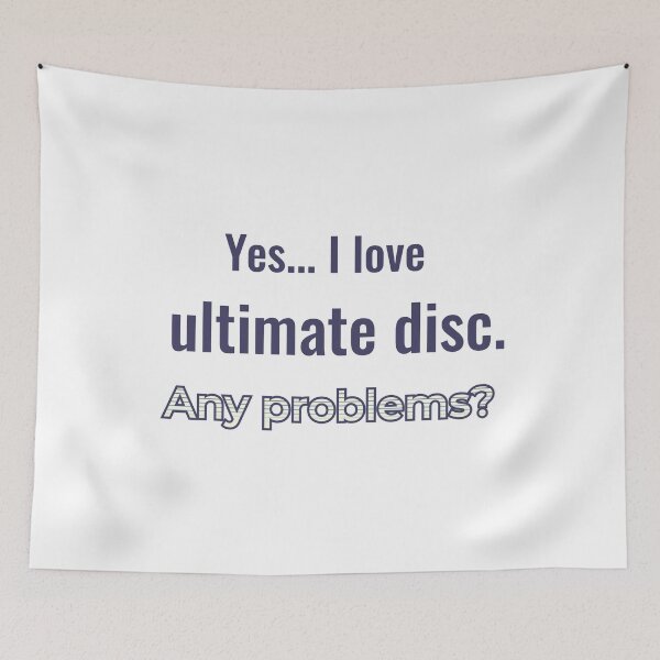 Item preview, I love Ultimate Disc designed and sold by cooldesignsalot.