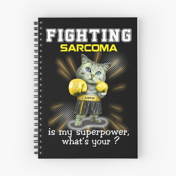 Item preview, Funny Cat Fighting Sarcoma Is My Superpower What's Your designed and sold by Kohend.