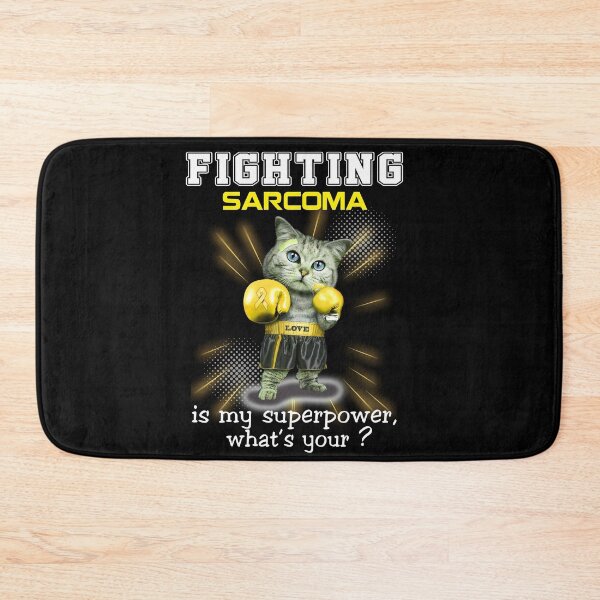 Item preview, Funny Cat Fighting Sarcoma Is My Superpower What's Your designed and sold by Kohend.