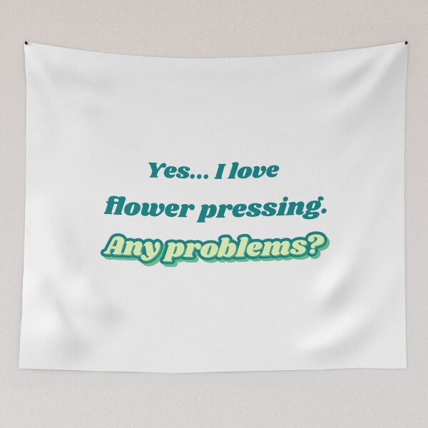 Item preview, I love Flower Pressing designed and sold by cooldesignsalot.