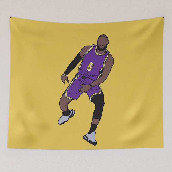 Item preview, LeBron James Obscene Gesture designed and sold by RatTrapTees.