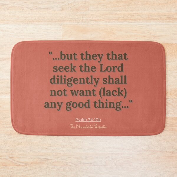 Item preview, Psalm 34:10b designed and sold by TheReporter1.