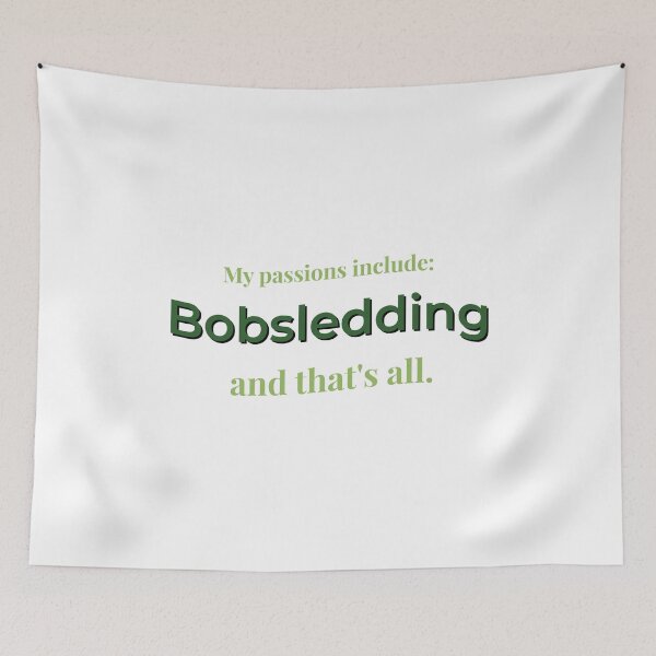 Item preview, Bobsledding is my passion designed and sold by cooldesignsalot.