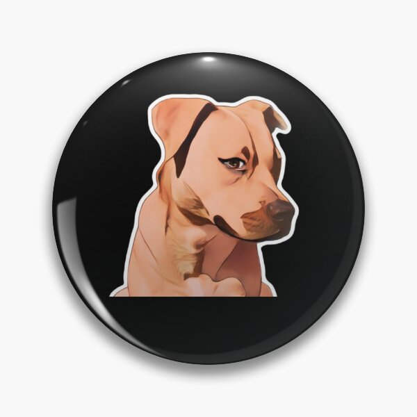 Artikelvorschau, Amstaff-Mix-Portrait entworfen und verkauft von NiftyTees.