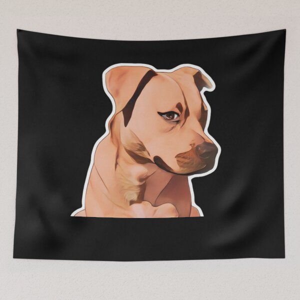 Item preview, Amstaff Mix Portrait designed and sold by NiftyTees.