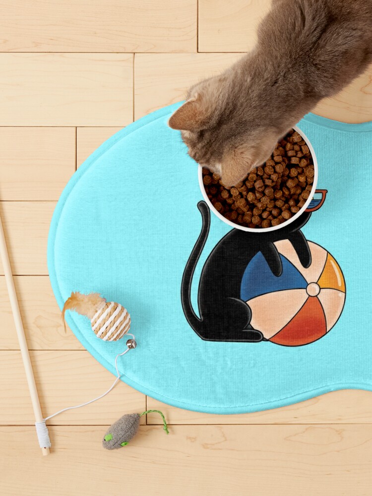 Thumbnail 3 of 5, Pet Mat, Cat Vacation designed and sold by coffeeman.