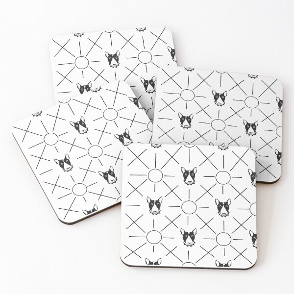 Item preview, Adorable Bull Terrier - black and white graphic designed and sold by hardscuffle.