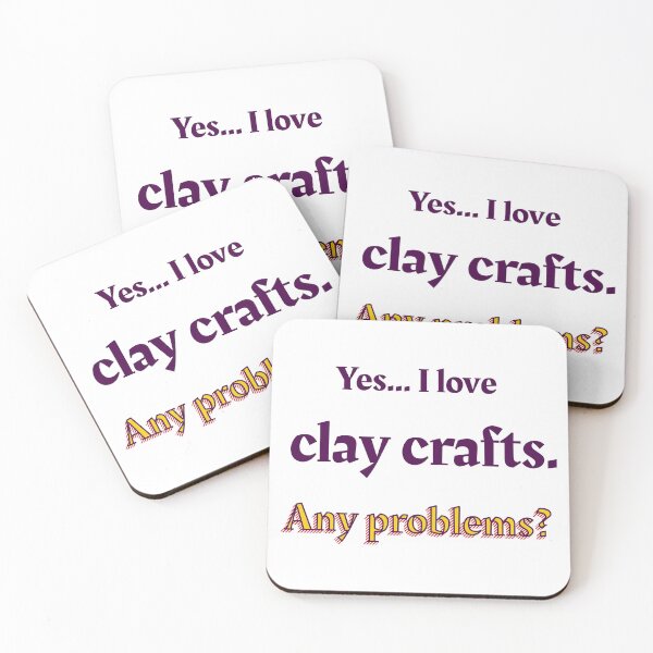 Item preview, I love Clay Crafts designed and sold by cooldesignsalot.