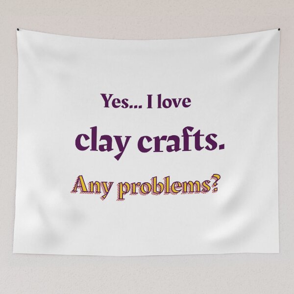 Item preview, I love Clay Crafts designed and sold by cooldesignsalot.