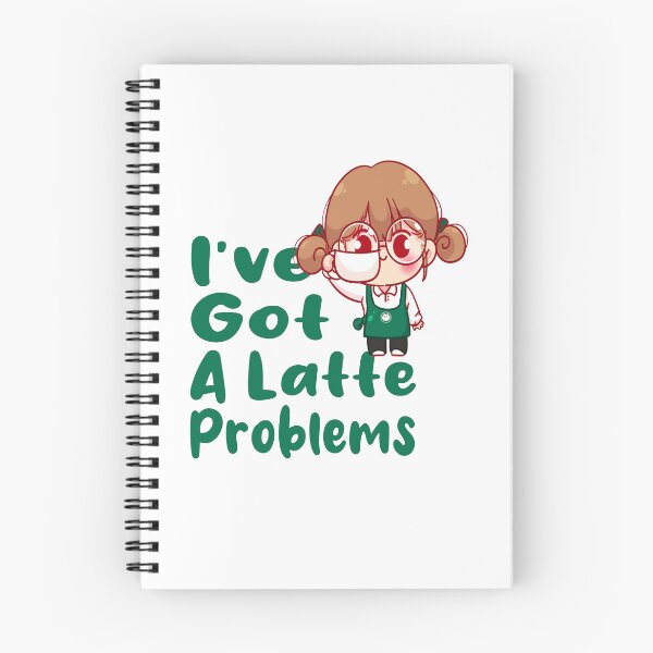Item preview, I've Got A Latte Problems - Coffee lover Funny Saying designed and sold by Cupsofdreams.