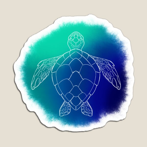 Item preview, Green Sea Turtle Line Art designed and sold by Upbeat-Cryptid.