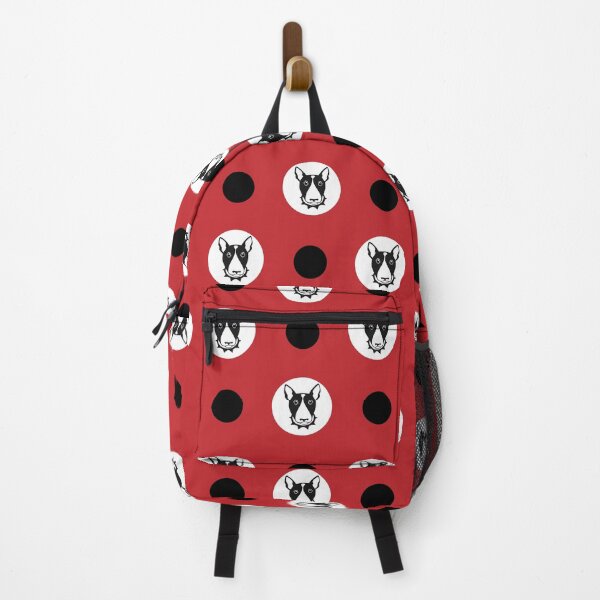Item preview, Adorable Bull Terrier - red with dots designed and sold by hardscuffle.