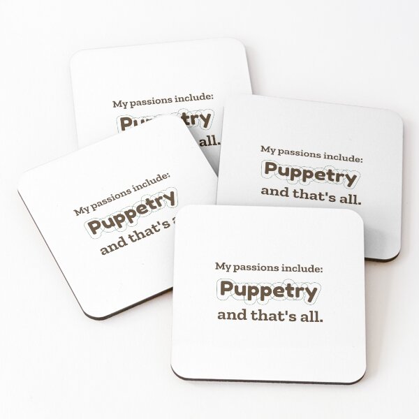 Item preview, Puppetry is my passion designed and sold by cooldesignsalot.