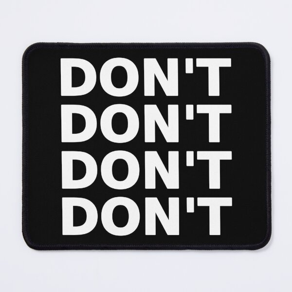 Item preview, DON'T Inverse designed and sold by SarcasticWords.