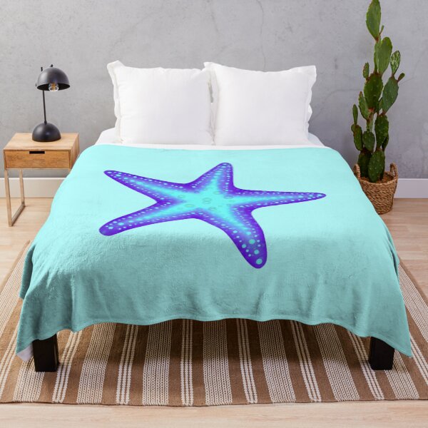 Item preview, Flashy Purple/Aqua Starfish designed and sold by PawsitiveMum.