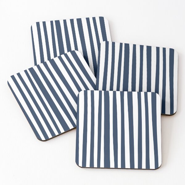 Item preview, Vertical Blue And White Striped pattern designed and sold by cutecrazytshirt.