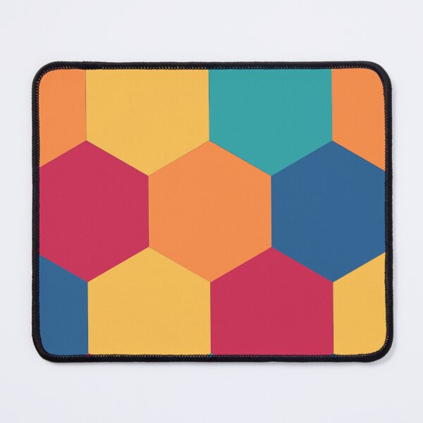 Item preview, Hexagon Honeycomb Pattern-Retro vintage pattern designed and sold by BronikowskiART.