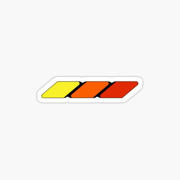 Item preview, Toyota TRD Racing Development Tricolor Stripes(Outlined) designed and sold by omgwtflolbbq.