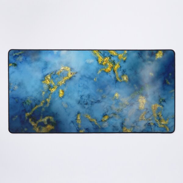 Item preview, Blue Marble with Gold Veins designed and sold by RoxanneG.