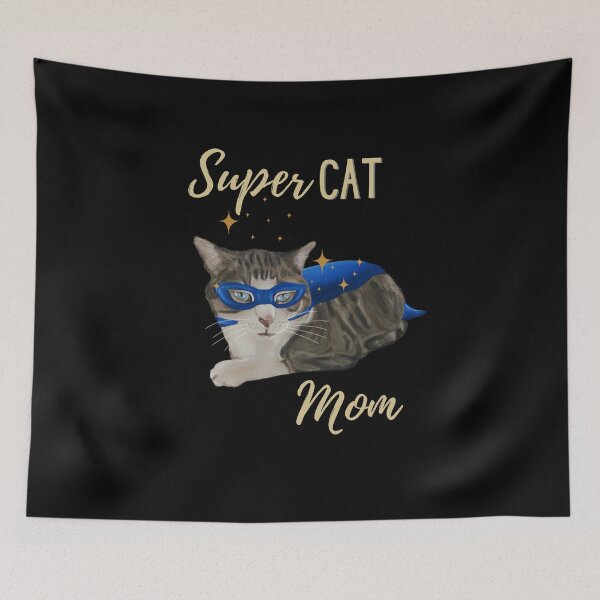 Item preview, Supercat cat mom - cute cat superhero designed and sold by SonjaNeuroth.