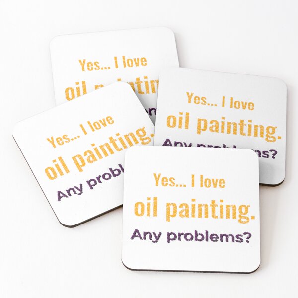 Item preview, I love Oil Painting designed and sold by cooldesignsalot.