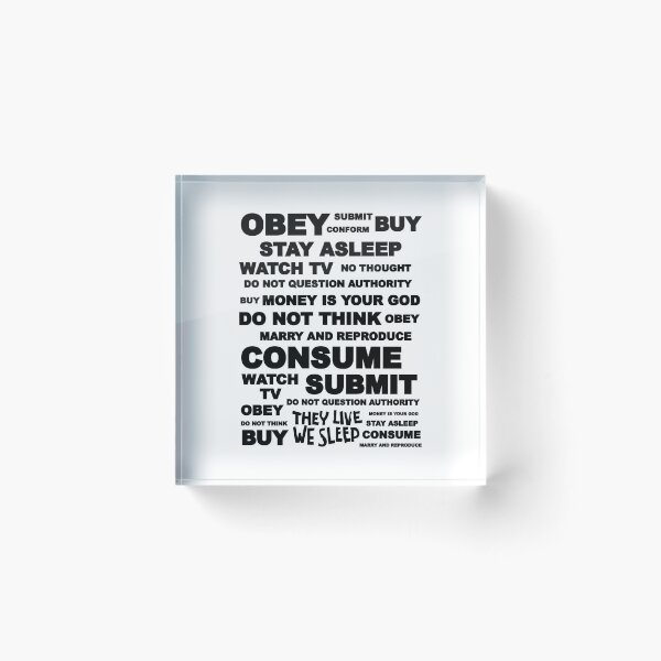 Item preview, They Live We Sleep designed and sold by Getonboardman.