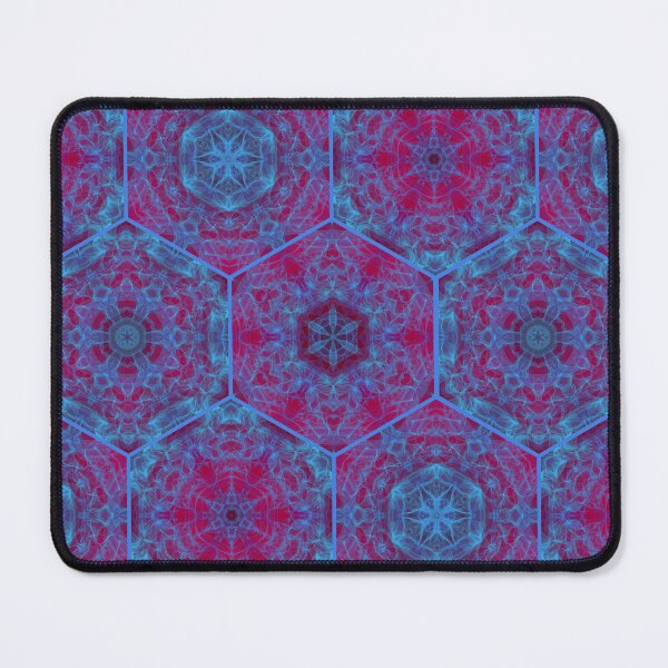 Item preview, Blue Pink Hexagons designed and sold by Shapes-Mania.