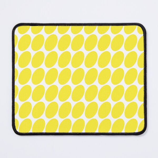 Item preview, Lemon and Daffodil Yellow Oval Polka Dot designed and sold by burbankdesigns.