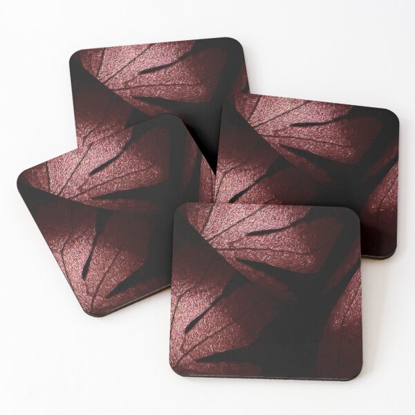 Item preview, Three Shimmering Mauve Leaves designed and sold by fatenanwar.